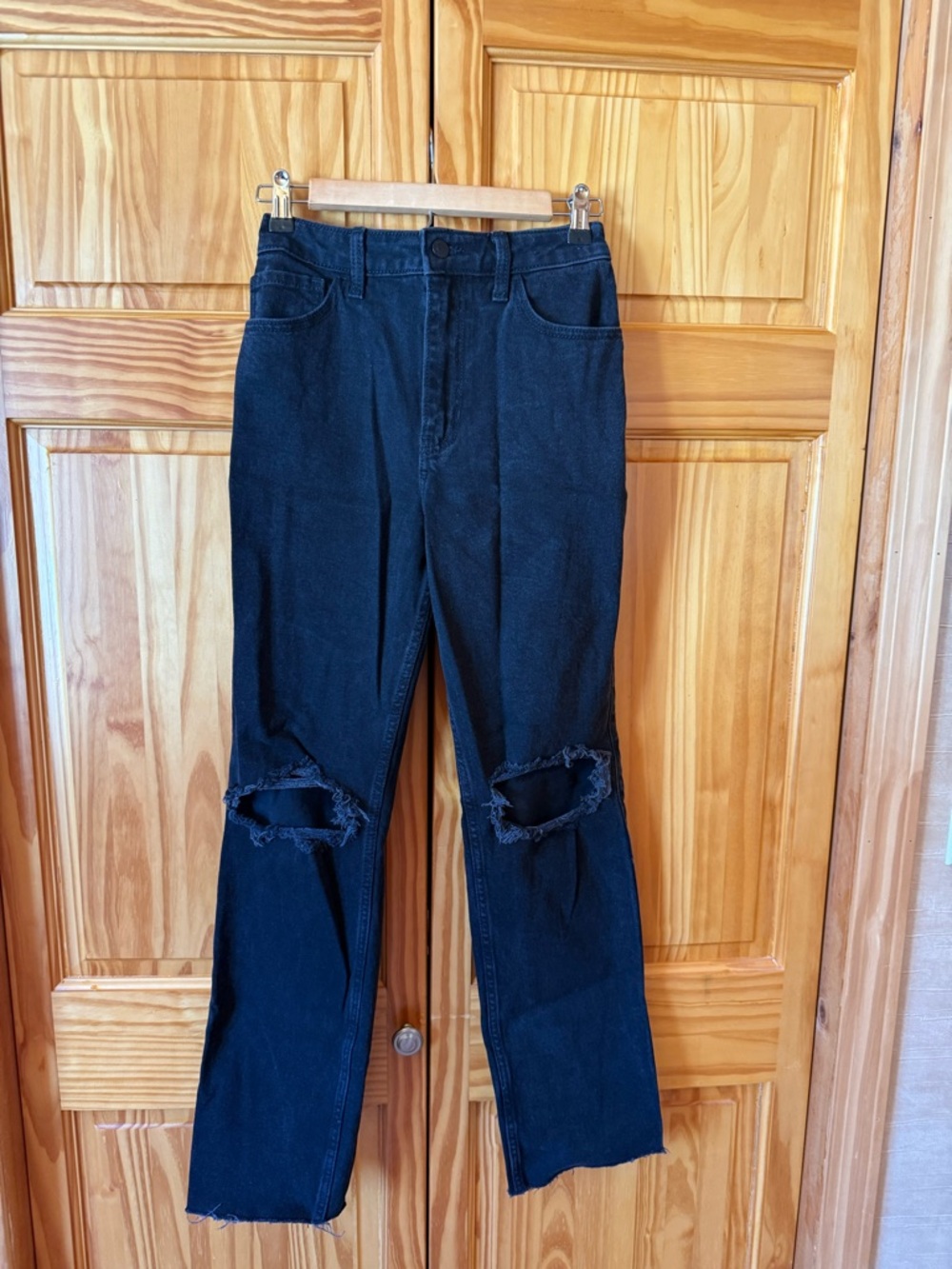 Hollister ultra high rise 90’s vintage straight jeans